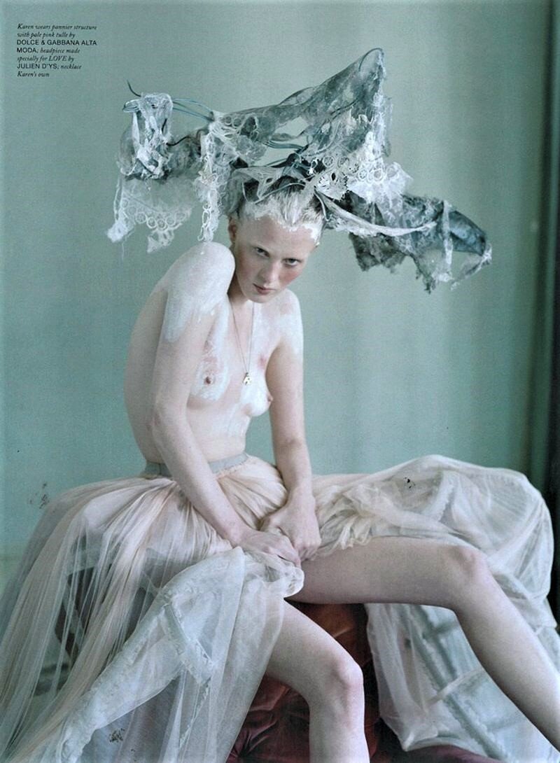Edie Campbell & Karen Elson In 'Atlas the Lion' By Tim Edie Campbell & Karen Elson In 'Atlas the Lion' By Tim